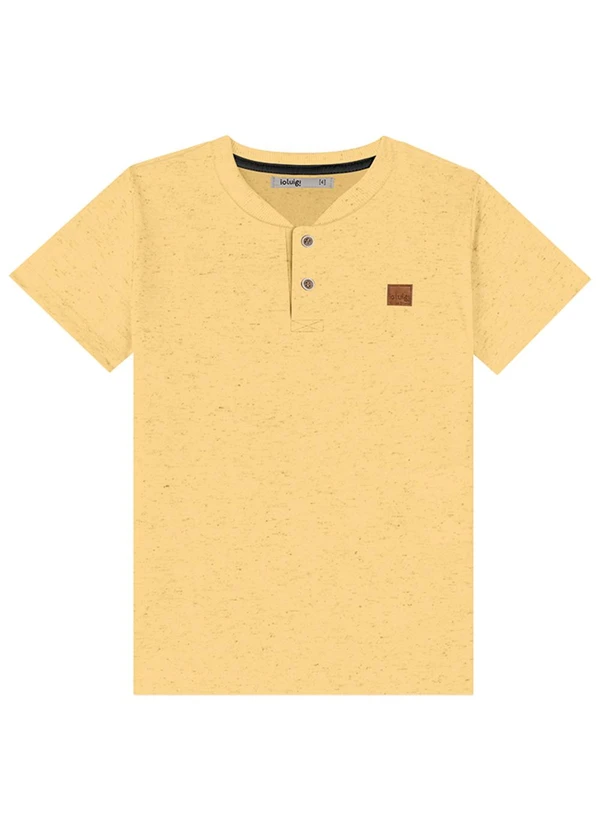 Ioluig - Conjunto Camiseta e Bermuda Alfaiataria Amarelo