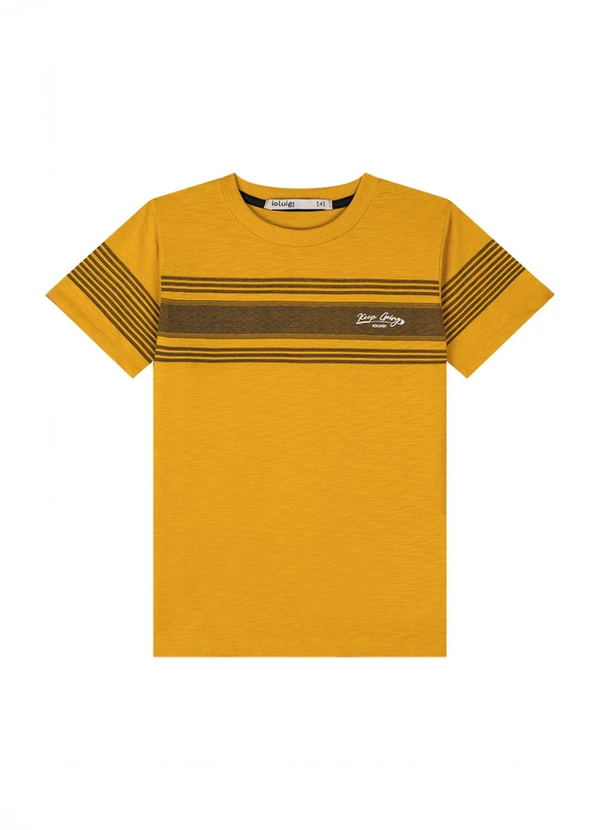 Ioluig - Conjunto Camiseta e Bermuda Alfaiataria Amarelo 2