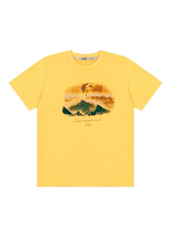 Ioluig - Conjunto Camiseta e Bermuda Alfaiataria Amarelo 3