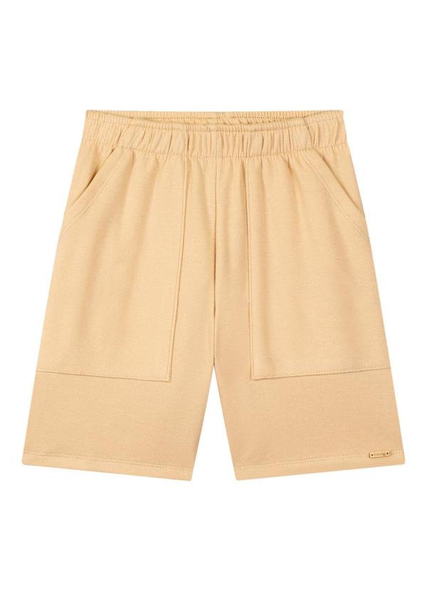 Ioluig - Conjunto Camiseta e Bermuda Alfaiataria Amarelo 4