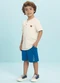 Ioluig - Conjunto Camiseta e Bermuda Alfaiataria Bege - variação: Bege