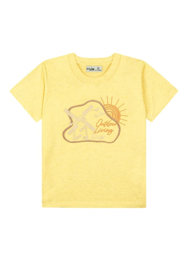 Ioluig - Conjunto Camiseta e Bermuda Amarelo 2