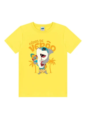Marlan - Conjunto Camiseta e Bermuda Amarelo - MARLAN