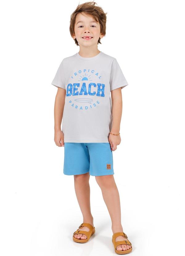 Tink Bink - Conjunto Camiseta e Bermuda Azul