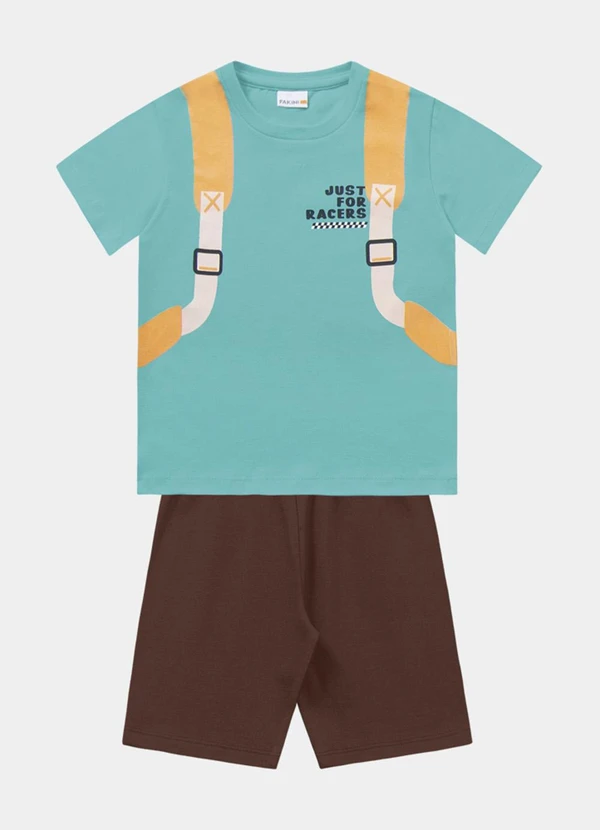 Fakini Kids - Conjunto Camiseta e Bermuda Azul 5