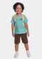 Fakini Kids - Conjunto Camiseta e Bermuda Laranja - variação: Azul