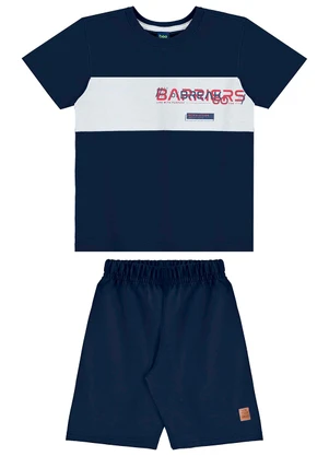 Bee Loop - Conjunto Camiseta e Bermuda Azul - BEE LOOP