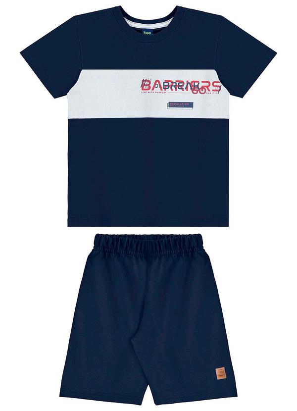 Bee Loop - Conjunto Camiseta e Bermuda Azul
