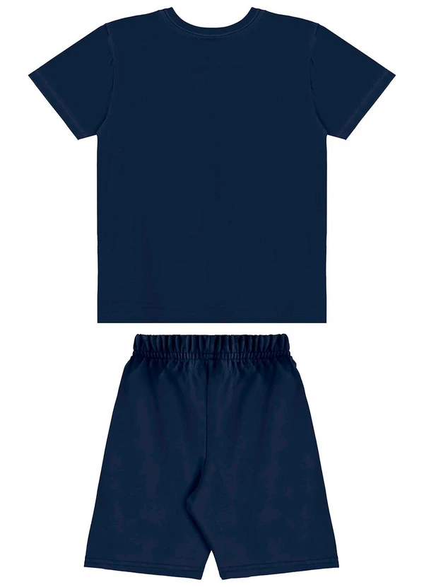 Bee Loop - Conjunto Camiseta e Bermuda Azul 2