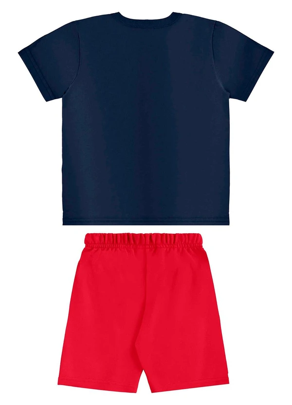Bee Loop - Conjunto Camiseta e Bermuda Azul 3