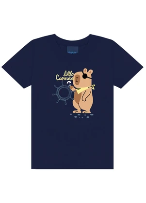 Ddk - Conjunto Camiseta e Bermuda Azul  - DDK