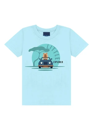 Ddk - Conjunto Camiseta e Bermuda Azul - DDK