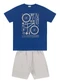 Fakini Kids - Conjunto Camiseta e Bermuda Verde - variação: Azul