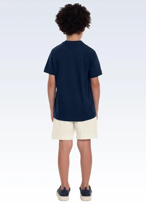 Fakini Kids - Conjunto Camiseta e Bermuda Azul - FAKINI KIDS