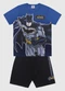 Fakini Kids - Conjunto Camiseta e Bermuda Batman Azul - variação: Azul