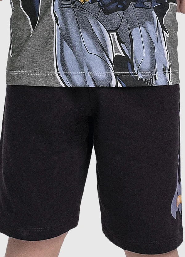 Fakini Kids - Conjunto Camiseta e Bermuda Batman Cinza 3