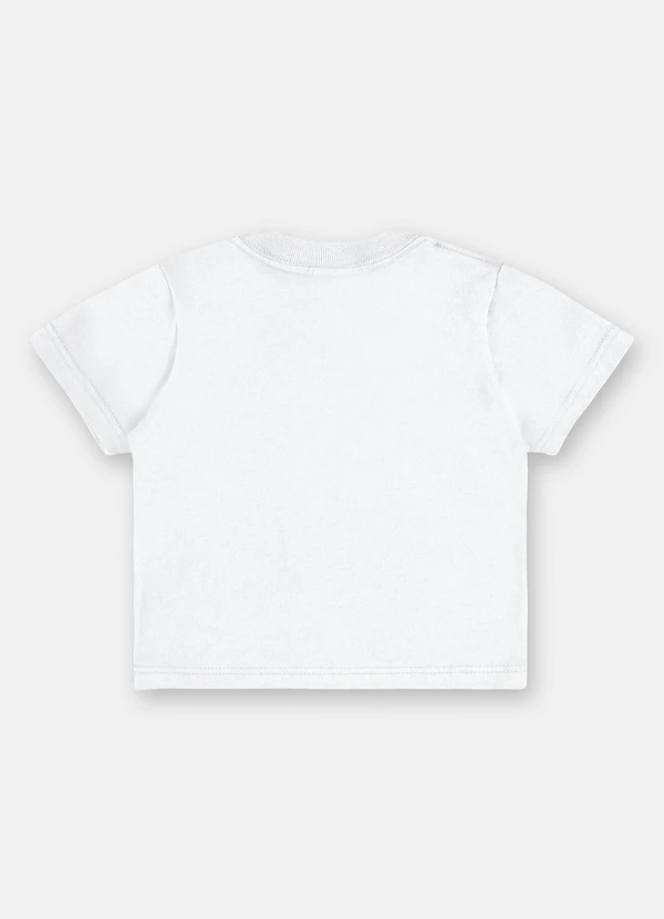 Up Baby - Conjunto Camiseta e Bermuda Bebê Branco 4