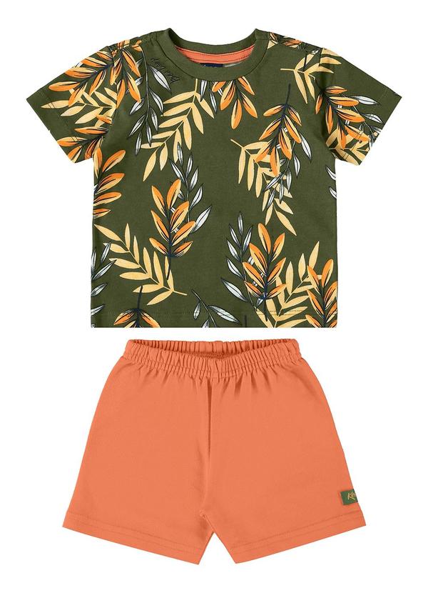 Bee Loop - Conjunto Camiseta e Bermuda Bebê Verde 2