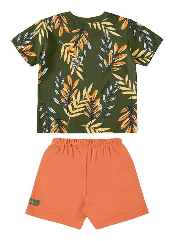 Bee Loop - Conjunto Camiseta e Bermuda Bebê Verde 3