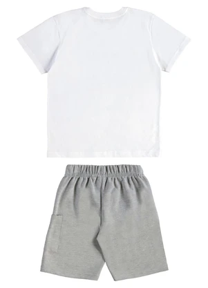Bee Loop - Conjunto Camiseta e Bermuda Branco - BEE LOOP