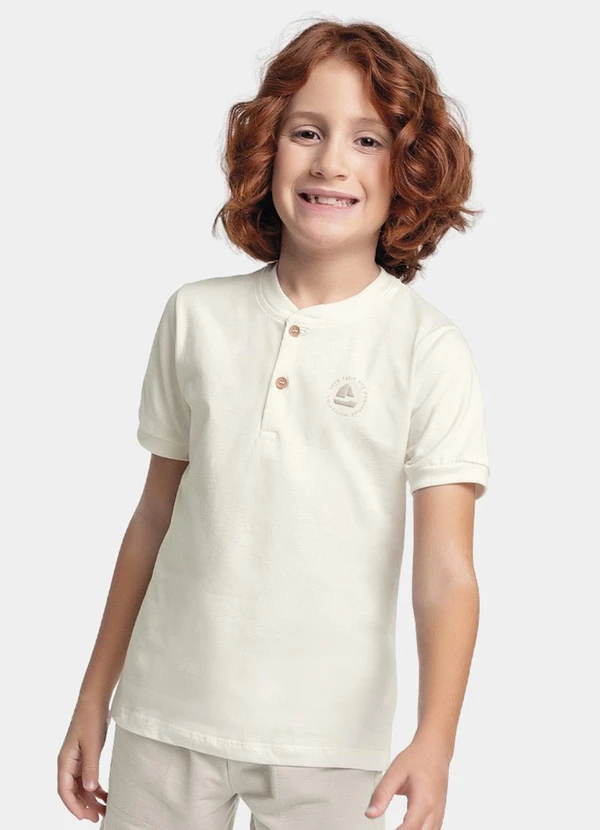 Fakini Kids - Conjunto Camiseta e Bermuda Bege 3