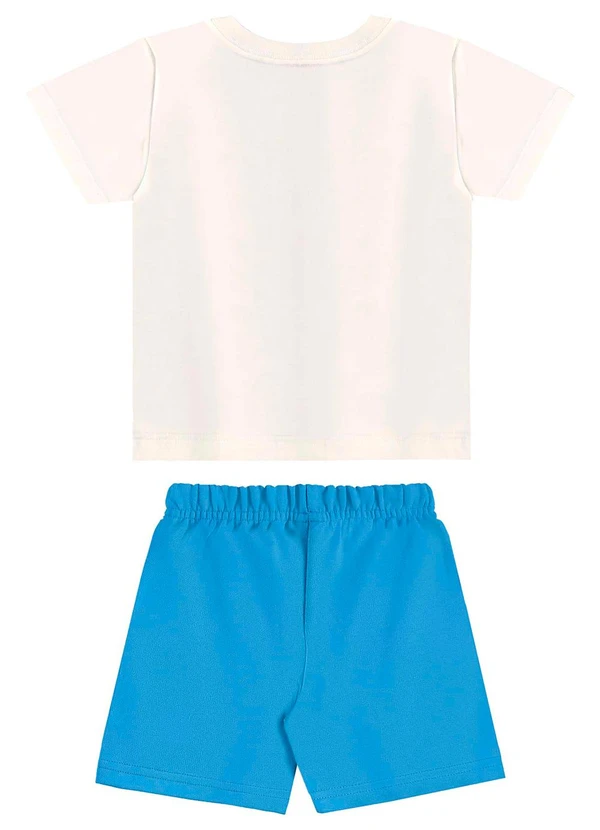 Bee Loop - Conjunto Camiseta e Bermuda Bege 2