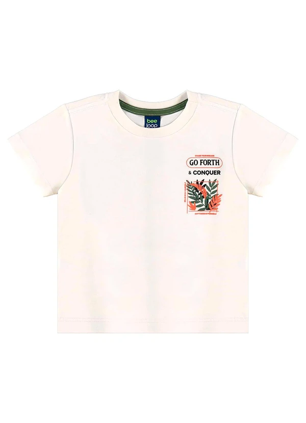 Bee Loop - Conjunto Camiseta e Bermuda Bege 3