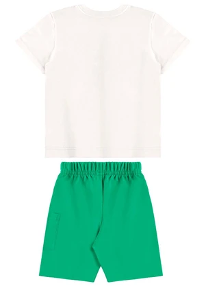 Bee Loop - Conjunto Camiseta e Bermuda Bege - BEE LOOP