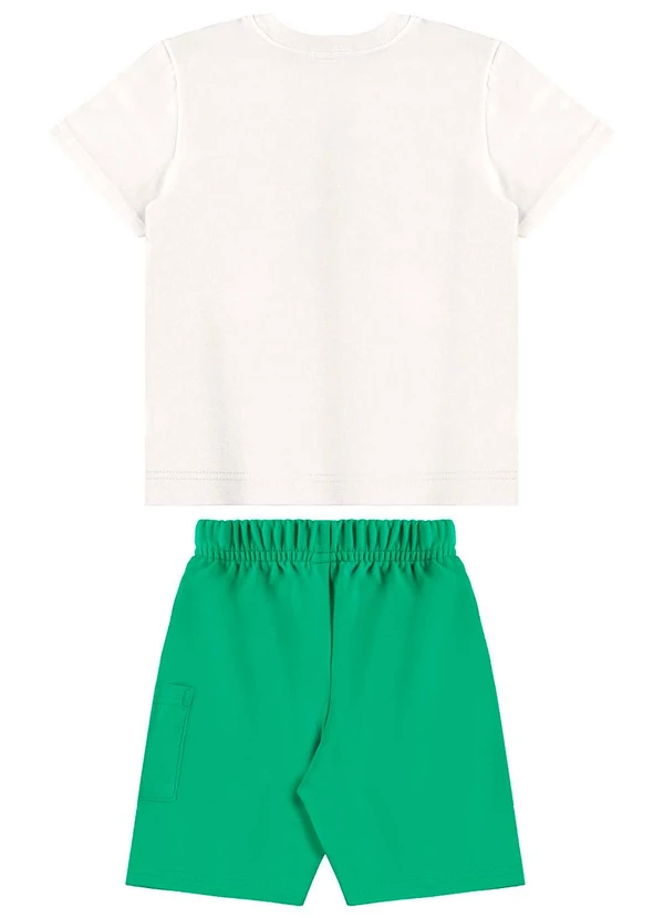 Bee Loop - Conjunto Camiseta e Bermuda Bege 2
