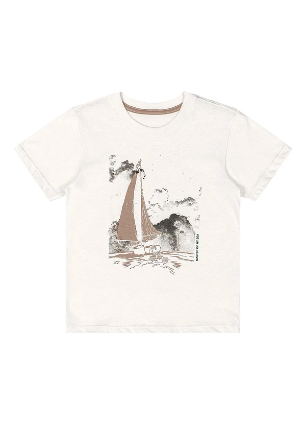 Quimby - Conjunto Camiseta e Bermuda Bege 3