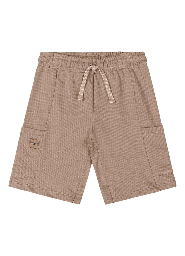 Quimby - Conjunto Camiseta e Bermuda Bege 4