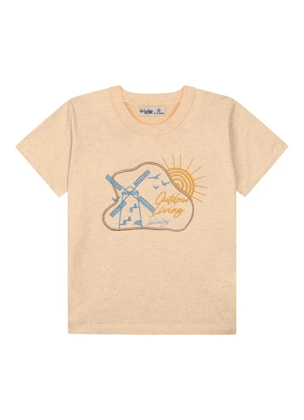 Ioluig - Conjunto Camiseta e Bermuda Bege 4