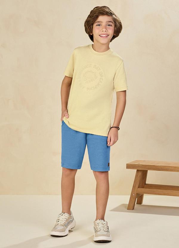 Ioluig - Conjunto Camiseta e Bermuda Bege 1