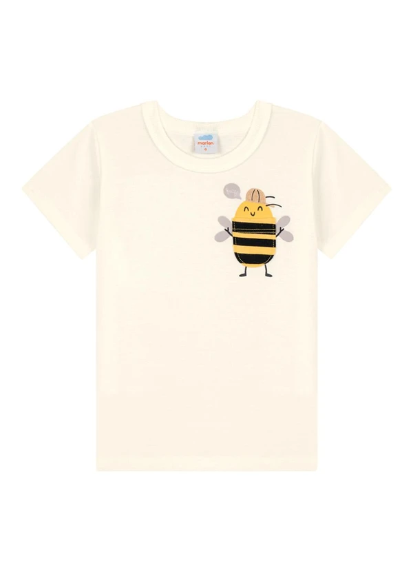 Marlan - Conjunto Camiseta e Bermuda Bege 2