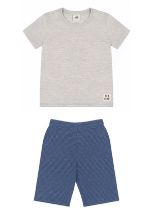 Marlan - Conjunto Camiseta e Bermuda Bege - MARLAN