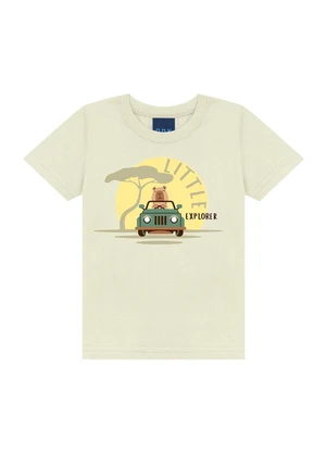 Ddk - Conjunto Camiseta e Bermuda Bege - DDK
