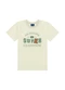 Ddk - Conjunto Camiseta Awesome New Supe Vermelho - variação: Bege