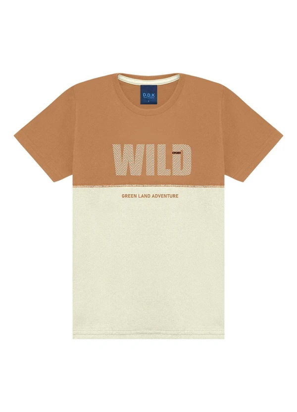 Ddk - Conjunto Camiseta e Bermuda Bege