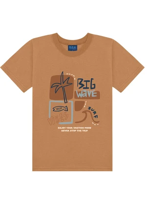 Ddk - Conjunto Camiseta e Bermuda Bege - DDK