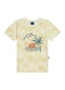 Ddk - Conjunto Camiseta e Bermuda Laranja - variação: Bege