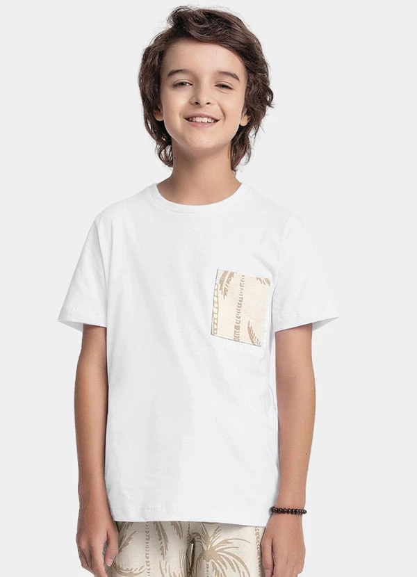Fakini Kids - Conjunto Camiseta e Bermuda Branco 3
