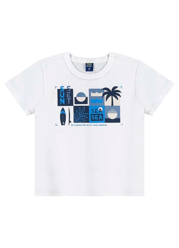 Bee Loop - Conjunto Camiseta e Bermuda Branco 4