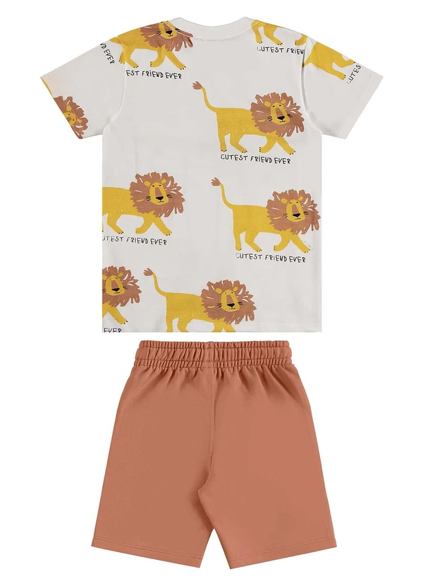 Up Baby - Conjunto Camiseta e Bermuda Branco 5