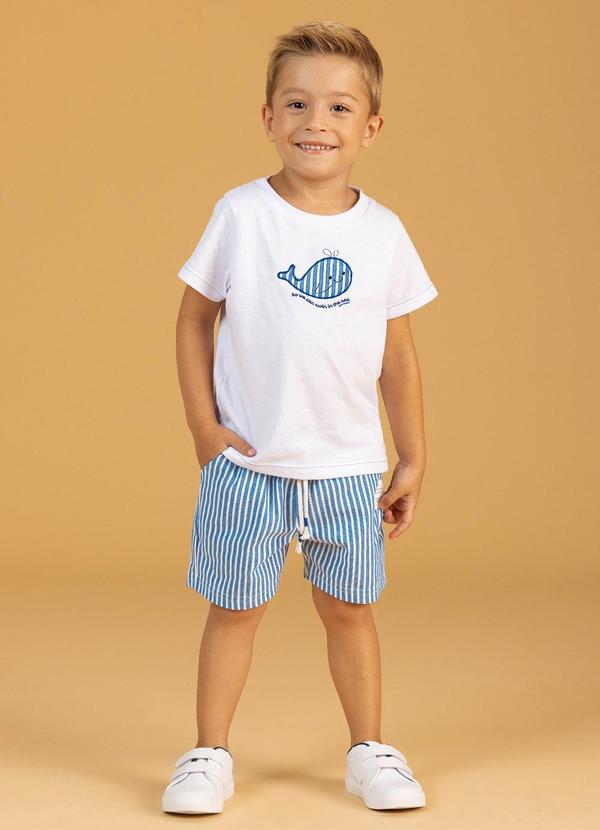 Soft Bonni - Conjunto Camiseta e Bermuda Branco 1