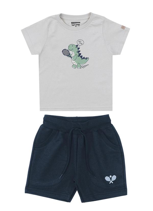 Soft Bonni - Conjunto Camiseta e Bermuda  Branco