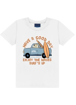 Ddk - Conjunto Camiseta e Bermuda Branco - DDK