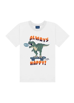 Ddk - Conjunto Camiseta e Bermuda Branco - DDK
