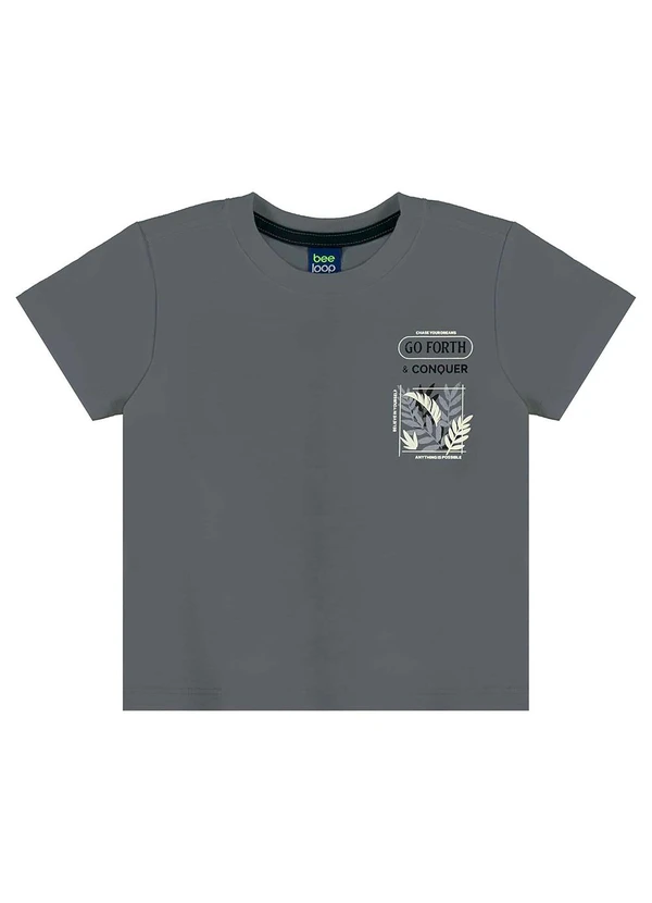 Bee Loop - Conjunto Camiseta e Bermuda Cinza 3