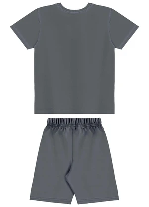 Bee Loop - Conjunto Camiseta e Bermuda Cinza - BEE LOOP