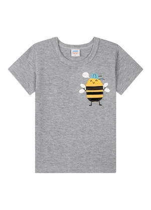 Marlan - Conjunto Camiseta e Bermuda Cinza - MARLAN